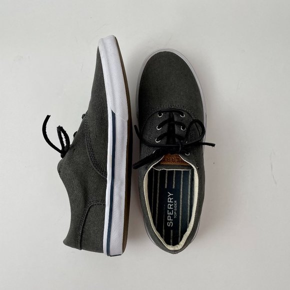 Men's Sperry Top-Sider Striper II Salt Washed Canvas Sneaker, Size 10.5 - Picture 1 of 8